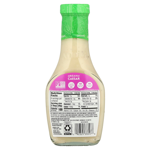 Annie's Homegrown, Органическая заправка «Цезарь», 236 мл (8 жидк. Унций)