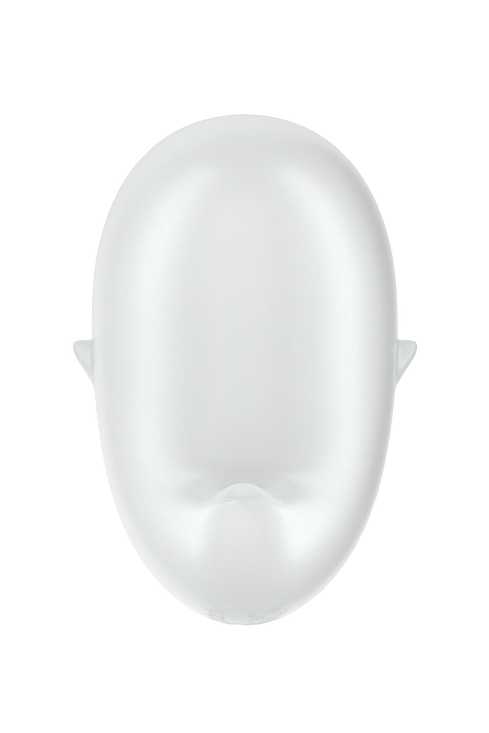 Вакуум-волновой стимулятор клитора с вибрацией Satisfyer Cutie Ghost, силикон, белый, 9,1 см