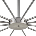 8099/12C COMFI LN25 76 никель/белый металл/стекло Люстра потолочная Е14 12*40W 220V MAVE