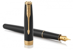 Перьевая ручка Parker Sonnet Black Lacquer GT 1931494, перо: F или М , цвет чернил: black, в подарочной упаковке
