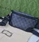 Поясная сумка GUCCI Belt Small GG Emblem, чёрный