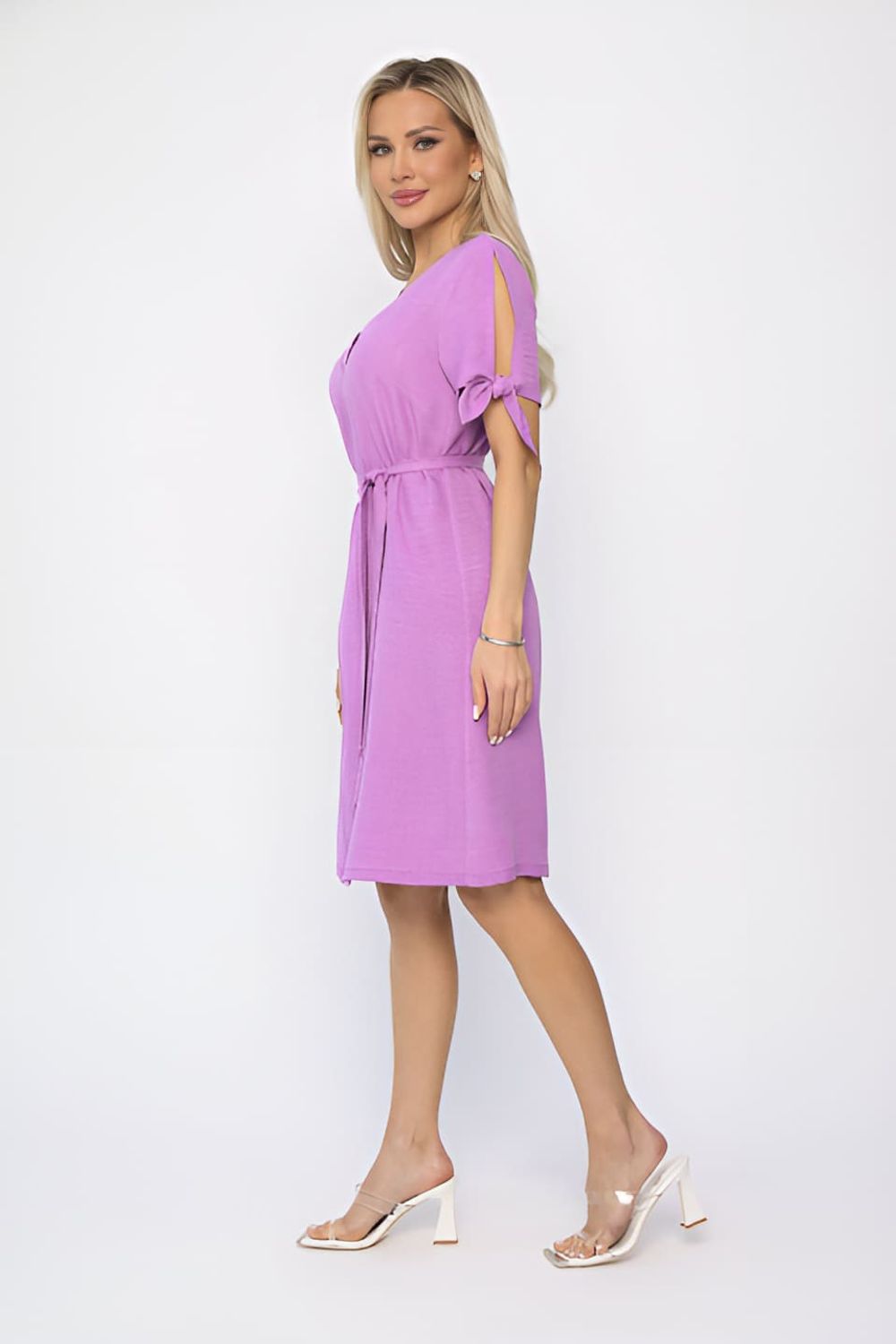 Платье Алёнушка НЬЮ (сиреневое) П15823-18М LT Collection