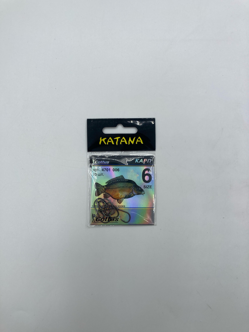 Крючки КАТАНА SIZE 6