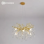 Люстра ROXANA 55 E14х8 R-600x1200-GOLD/CRYSTAL-220-IP20