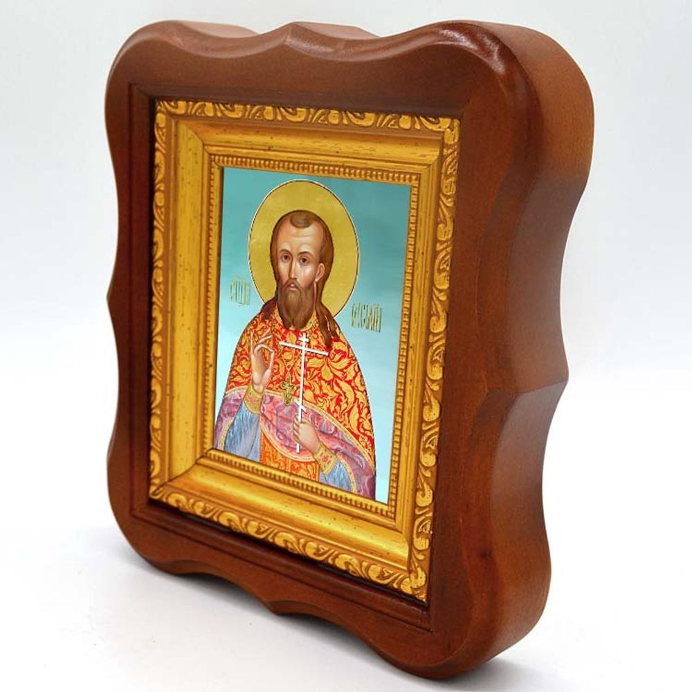 Василий Виноградов священномученик пресвитер. Икона на холсте.