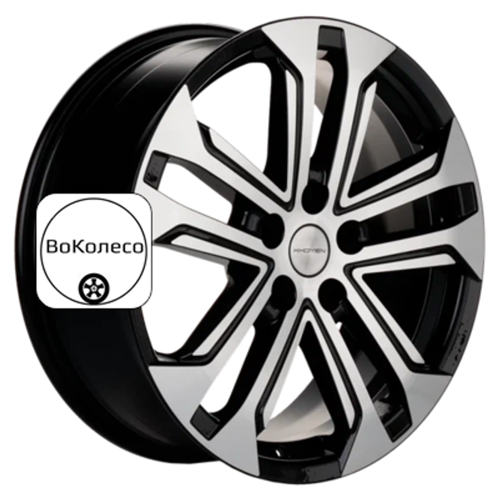 7x18/5x114,3 ET45 D60,1 KHW1803 (Changan/Geely/Lexus/Suzuki/Toyota) Black-FP Khomen Wheels