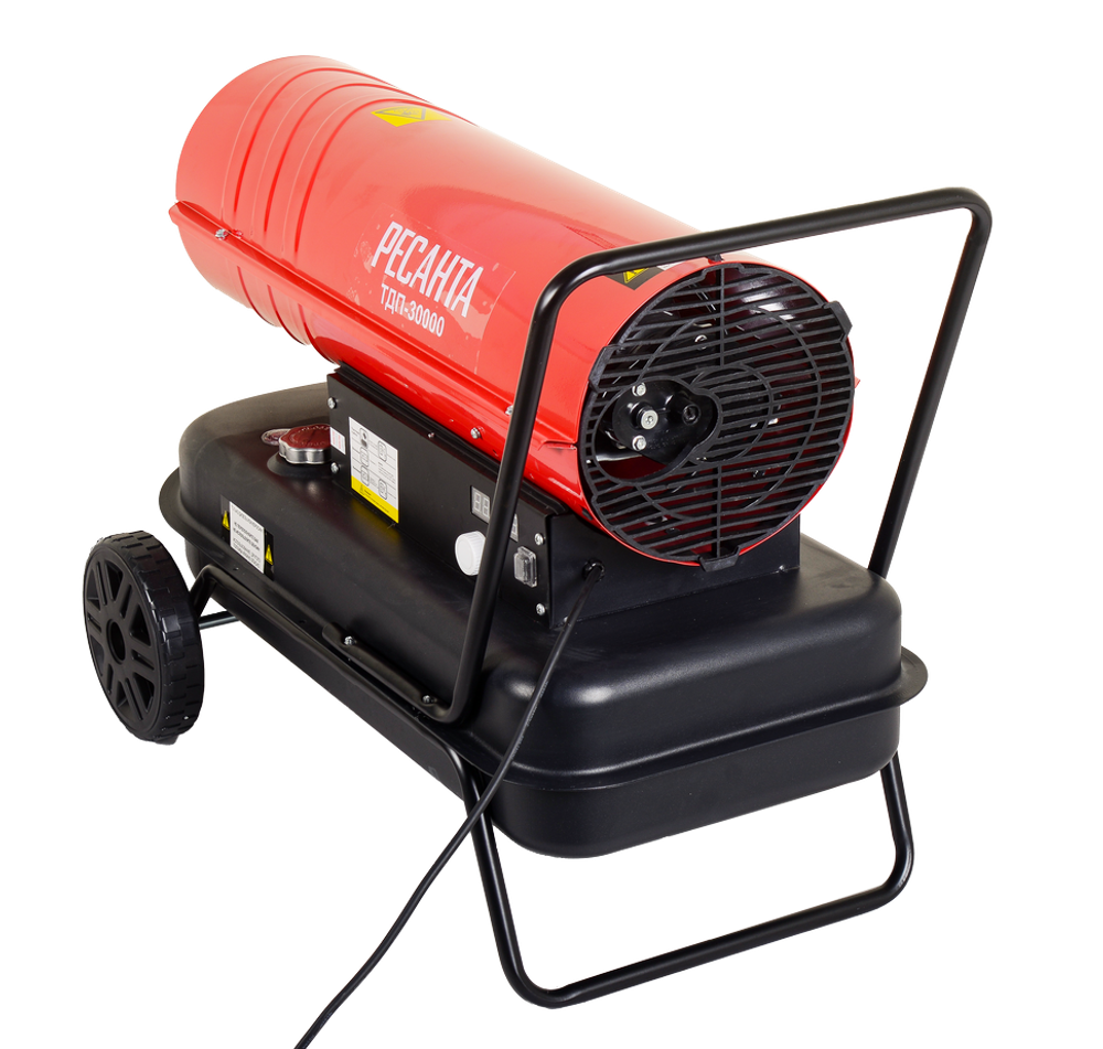 Тепловая пушка дизельная РЕСАНТА ТДП-30000 - прямого нагрева / 30 кВт