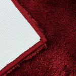 Коврик для ванной, 0.5х0.8 м, ПЭ, бургунди, Aqwin, Велюр, TR1551B