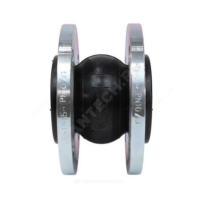 Компенсатор резиновый антивибрационный EPDM Ду 32 Ру10/16 фл L=95мм 8010 Benarmo сжатие/растяжение 10 мм/6 мм