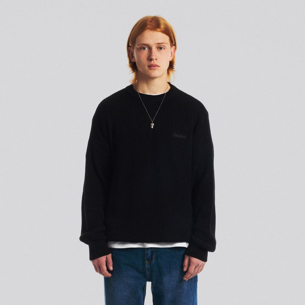 Свитер Dissident OG Logo черный