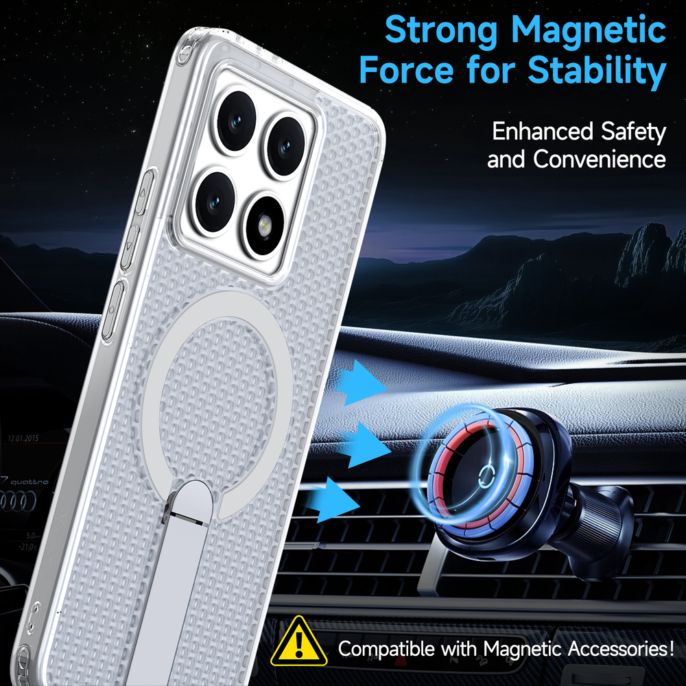 Прозрачный чехол Mesh Pro Magnetic Case для Xiaomi 14T