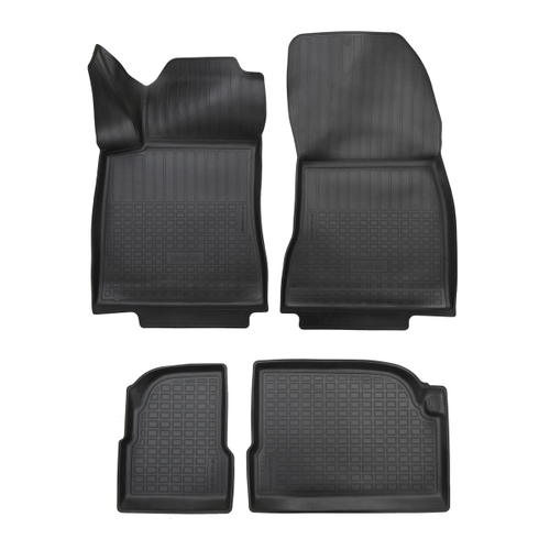 Ковры в салон Norplast/Unidec для Mercedes-Benz GLB I в кузове X247 (2019-) Полиуретан, Черный, 3 ряд, арт.NPA00-C56-512