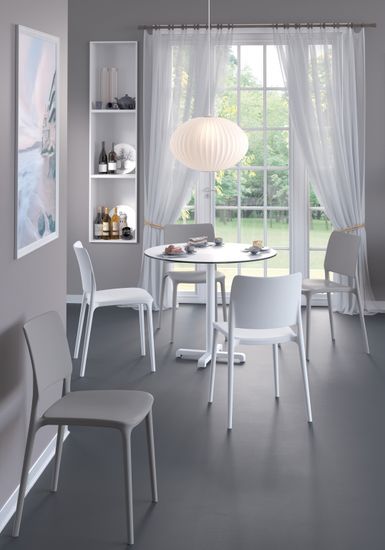 Стул пластиковый Joy-S белый