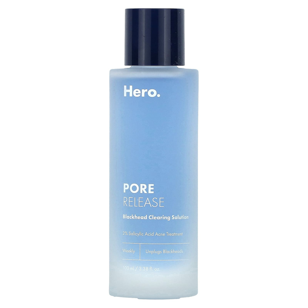 Hero Cosmetics, Pore Release, раствор для очищения от угрей, 100 мл (3,38 жидк. унц.)
