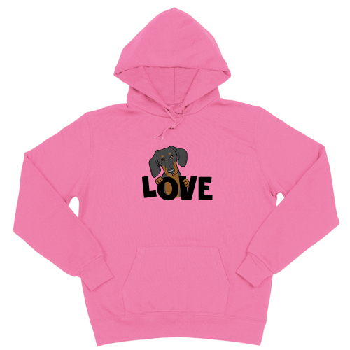 Толстовка "Такса - LOVE"