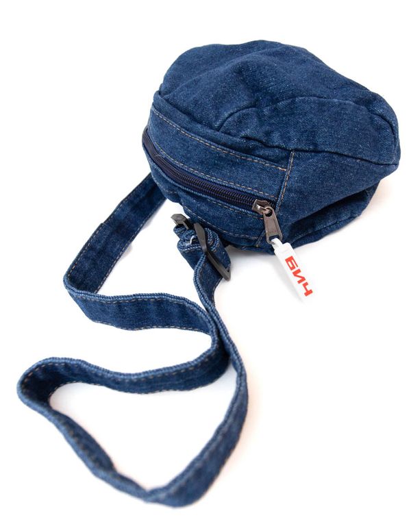 Сумка Хлопковая синяя - фото 2