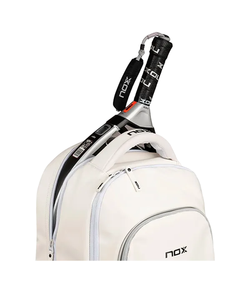 Рюкзак для падел NOX Pro Series White 2024 классический стиль