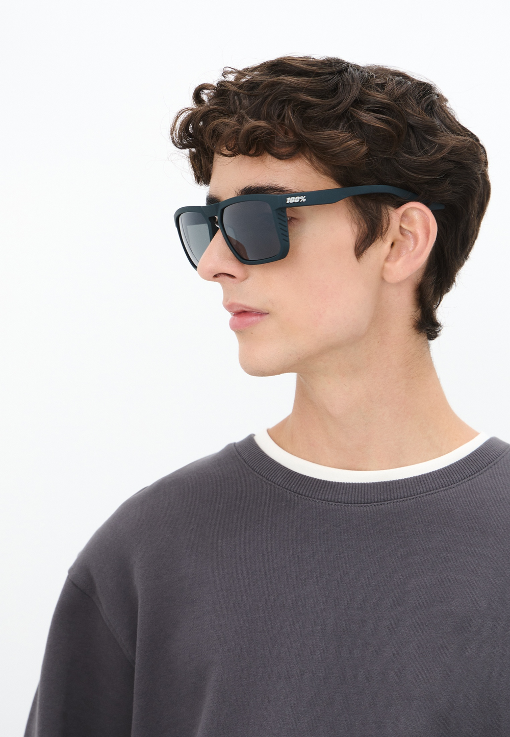 Спортивные очки 100% RENSHAW Soft Tact Desert Shadow - Black Mirror Lens