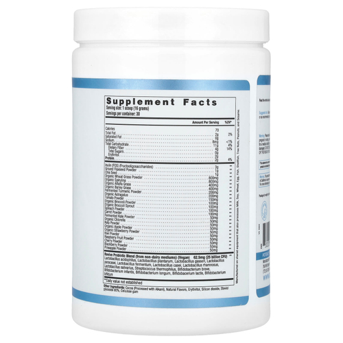 Revive, Daily Greens, шоколад, 480 г (16,93 унции)