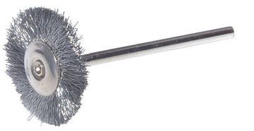 Насадка полировальная стальная щетка, 22 мм