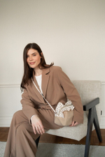 Косметичка Boho со съемной ручкой, Бежевый