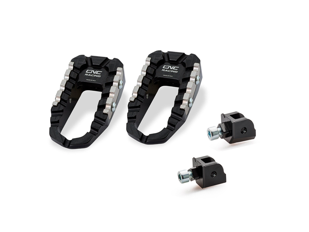 PEP05-PEA08B CNC RACING DRIVE TOURING FOOTPEGS W/MOUNT KIT (MTS)