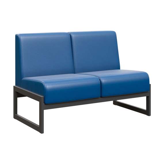 Module Диван двухместный MD.D2 Oregon 03/Металл Черный 1255*700*800