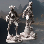 Мертвяк Андед Зомби Скелет монстр миниатюра для dnd, днд, pathfinder, фентези, Настольная игра, НРИ, Варгейм, РПГ