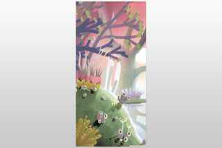 Микровелюр Xpoint / Икспоинт Детские Арт панели 0676.01