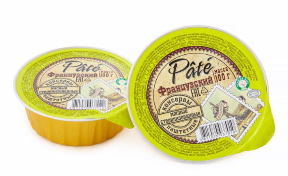 Паштет &quot;Pate Французский&quot; 100г. Слоним - купить с доставкой по Москве и области