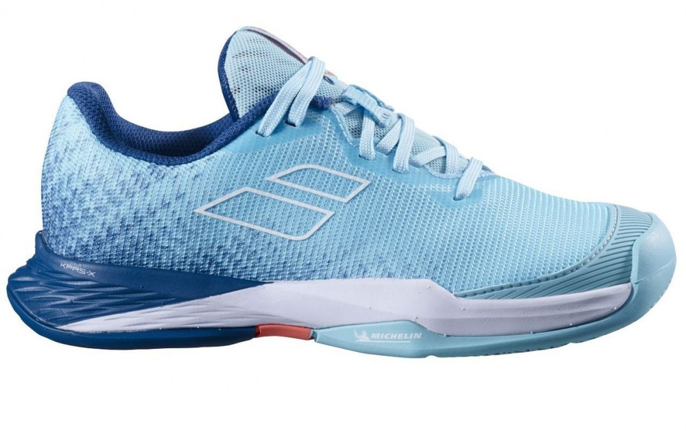 Детские теннисные кроссовки Babolat Jet Mach 3 All Court JR - angel blue