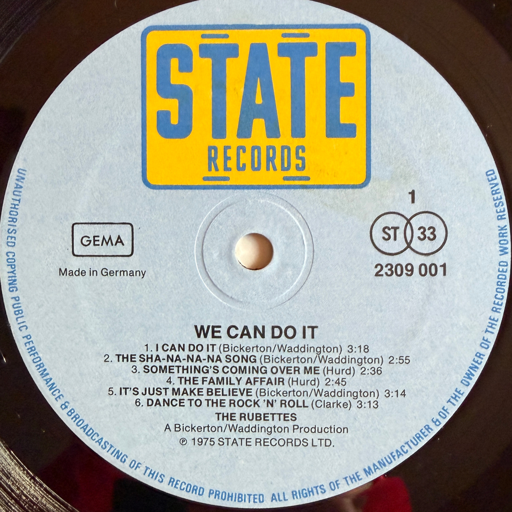 Rubettes ‎– We Can Do It (Германия 1975г.) Т