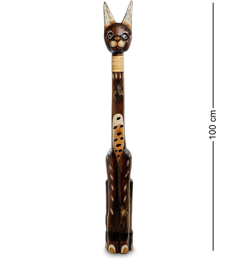 99-109 Статуэтка «Кошка» 100 см (албезия, о.Бали)