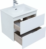 Тумба с раковиной Aquanet Алвита New 277510 60 белый матовый