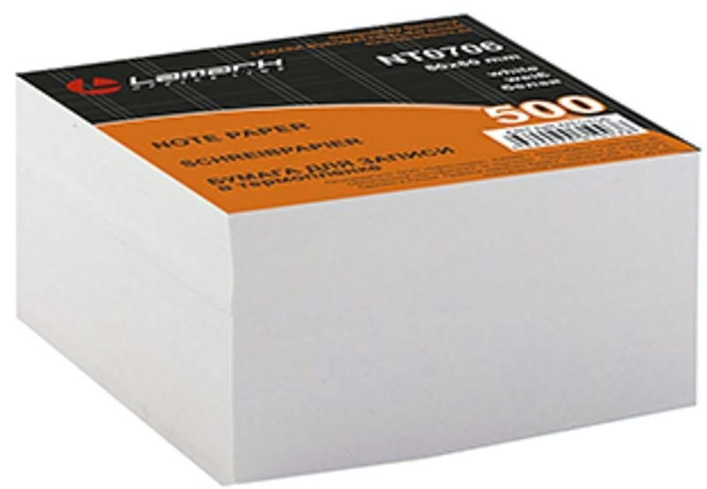 Бумага для записей 80*80мм 500л белая, сменная (Lamark)