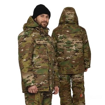 Костюм зимний "Турист" полукомбинезон КМФ ягель