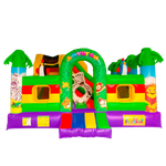 Коммерческий надувной батут «Сафари-джунгли», 5x5x3 м