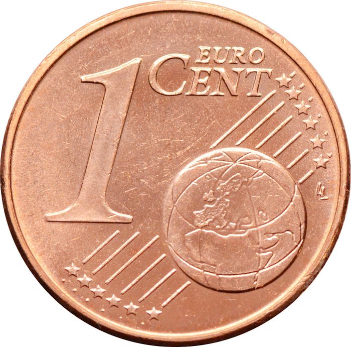 1 евроцент 2011 Словакия (1 euro cent)