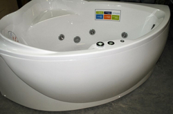 Акриловая ванна Aquatek (Акватек) Альтаир 158x120 L, с каркасом, с фронтальной панелью, со сливом-переливом