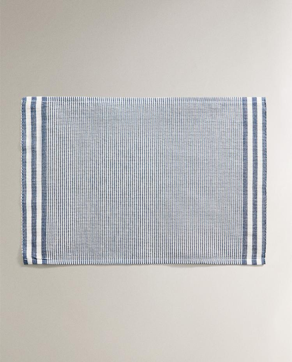 ZARA HOME ПОДСТАВКА ПОД СТОЛОВЫЕ ПРИБОРЫ В ПОЛОСКУ (НАБОР ИЗ 2 ШТ.), СИНИЙ