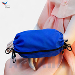 Чехол с открытой кистью на аппарат Илизарова. Ткань Бязь. Цвет изделия - василек, молния черная. Размер PPO 5