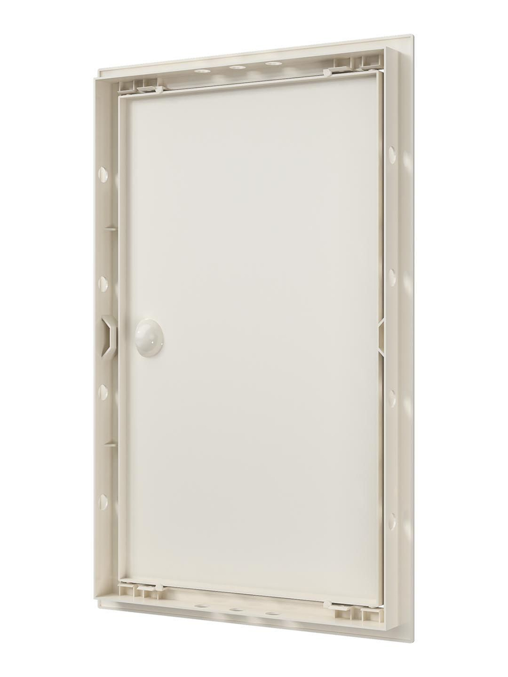 Люк ревизионный ЛР фланец 246х396 ручка 268х418 пластик Ivory EVECS