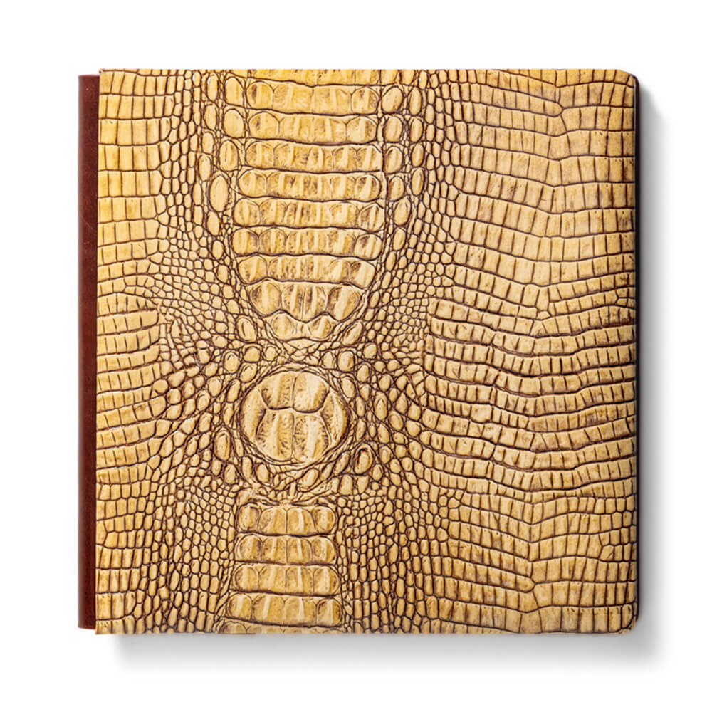 30х30 фотокнига, натуральная кожа "CocoWhite"