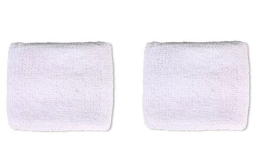 Напульсник теннисный Roland Garros Embroidered Logo Duo - белый