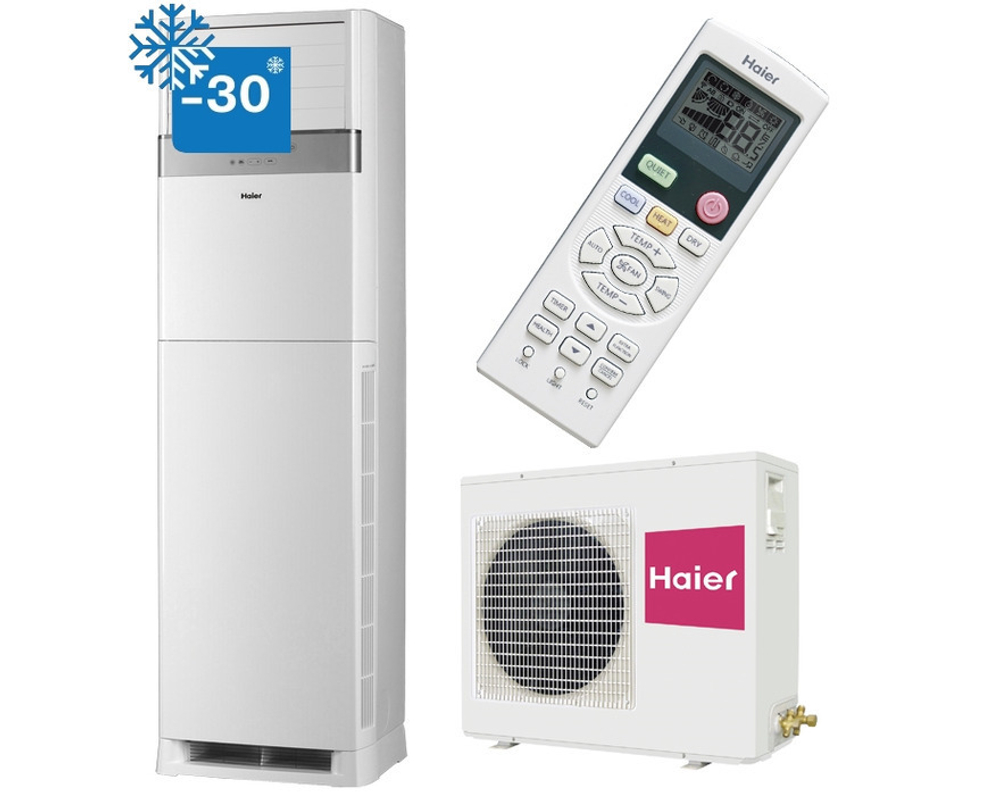 Колонный кондиционер Haier AP48DS1ERA(S)/1U48LS1EAB(S) (зимний комплект)