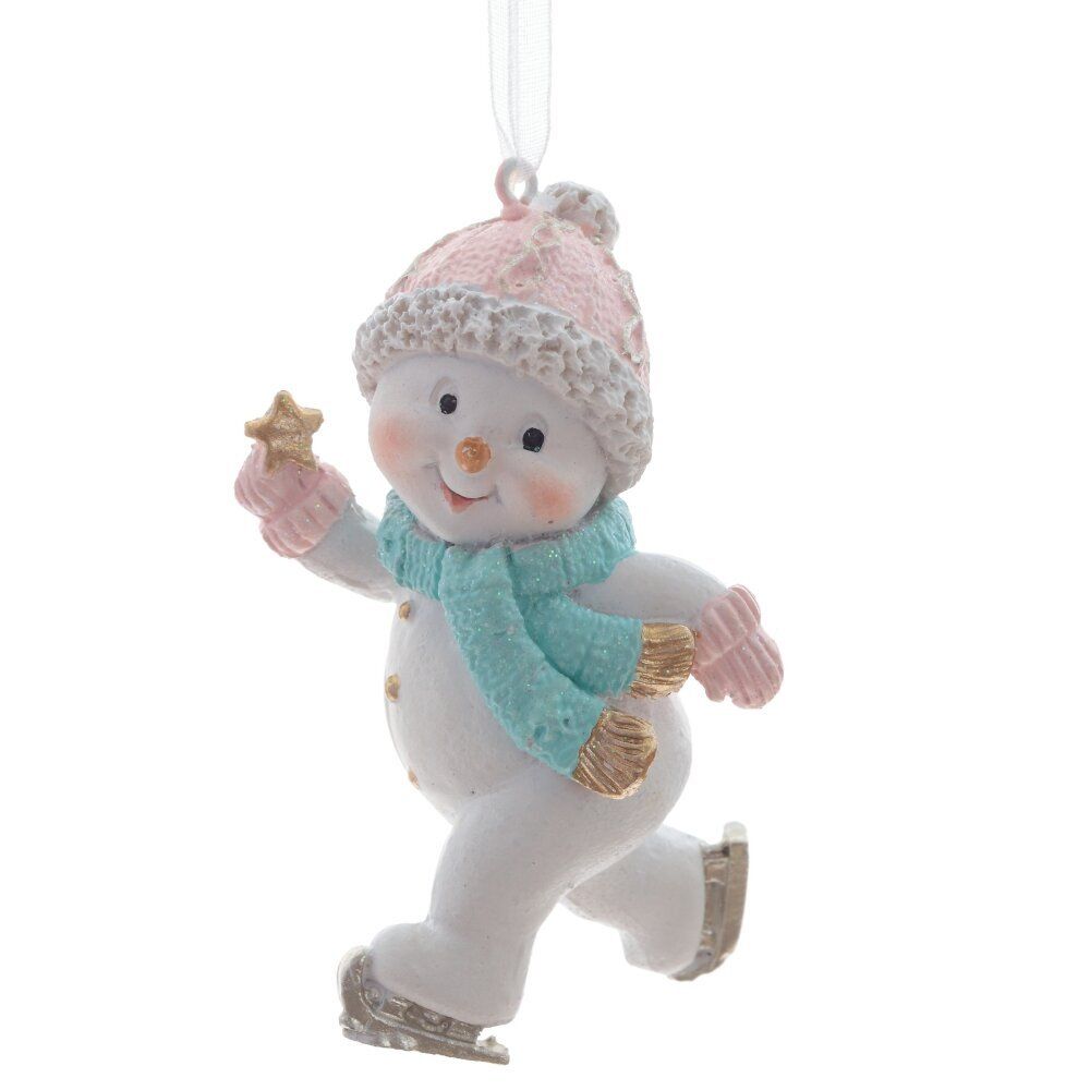 GAEM Изделие декоративное подвесное "Снеговик", L5 W3,5 H7 см, 2в.