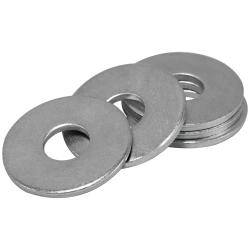 Шайба кузовная, М6 DIN9021 ZN, цинк, увеличенная 100 (штук) / шайба усиленная, антикоррозийная, Ф6.4 ГОСТ 6958-78, 100 шт.