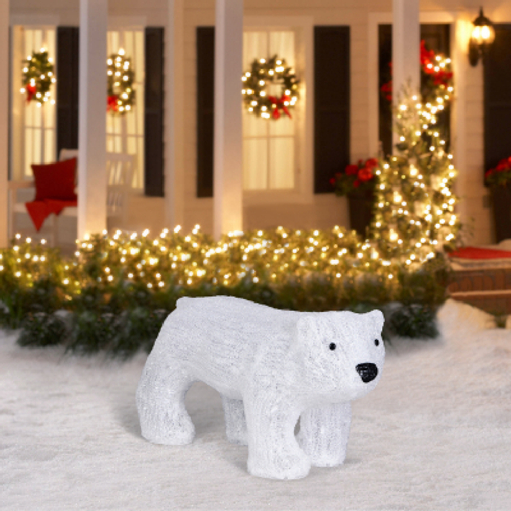 Фигура декоративная Sun neon LED медведь 52x110x35 см