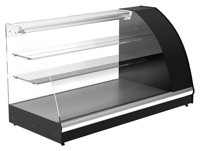 Витрина холодильная Carboma A57 VM 1,2-1 (ВХС-1,2 Арго XL) черная