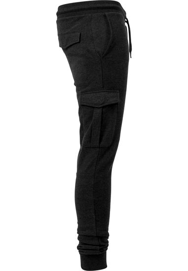 Брюки URBAN CLASSICS Fitted Cargo Sweatpants (Серый (Charcoal)
